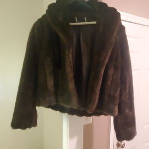 Ladies faux fur coat